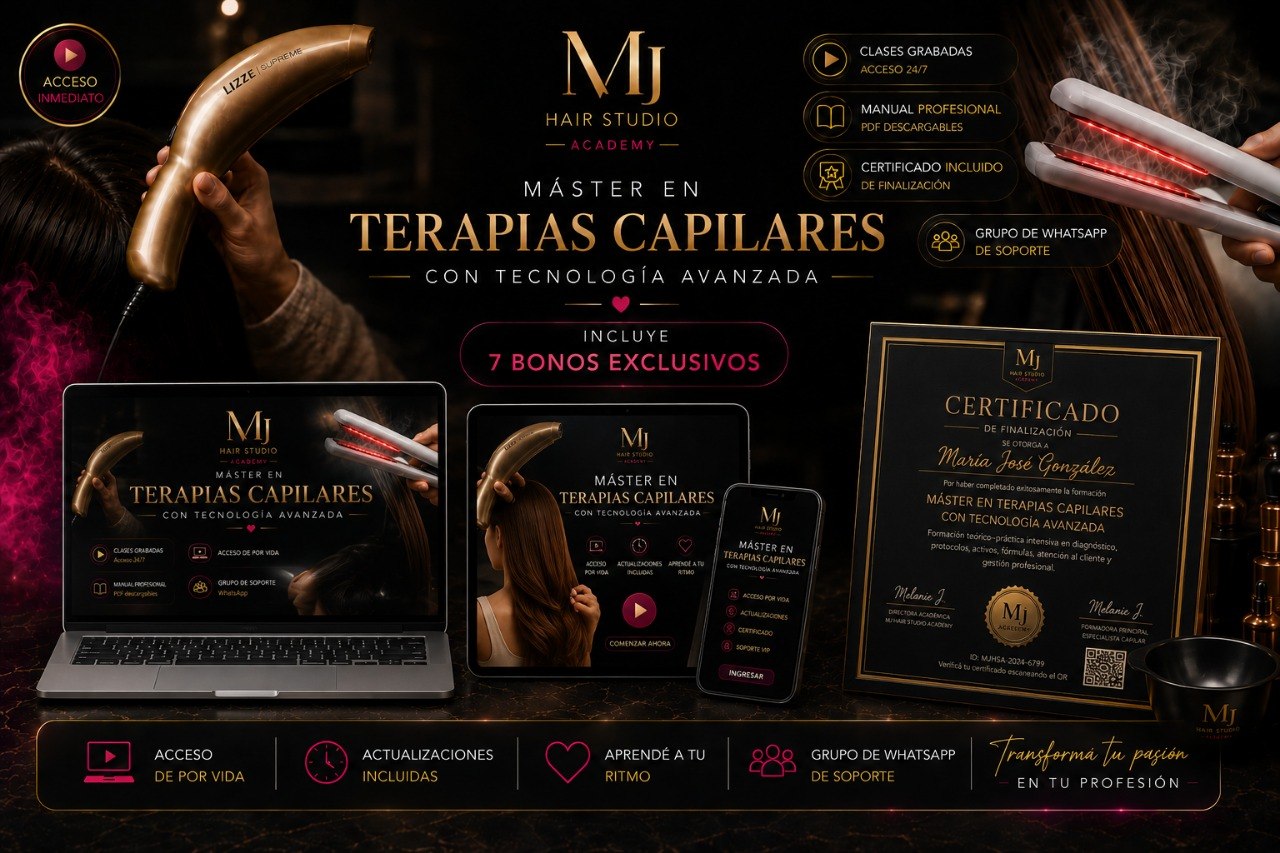 Master en Tratamientos Capilares con Tecnología Avanzada